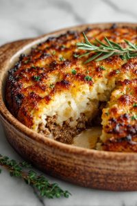 Comforting Meatloaf Potato Casserole