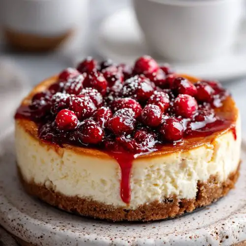 Cranberry Cheesecake Delight for the Holidays