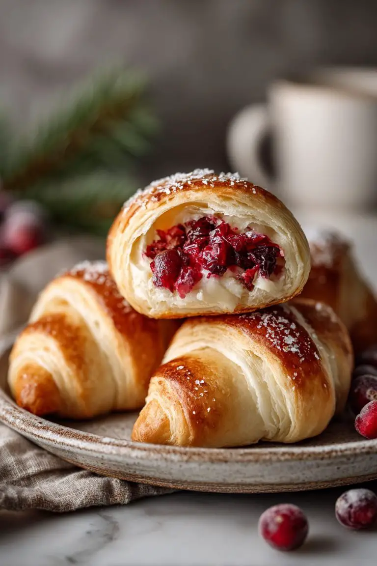 Cranberry Stuffed Crescent Rolls