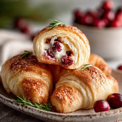 Cranberry Stuffed Crescent Rolls