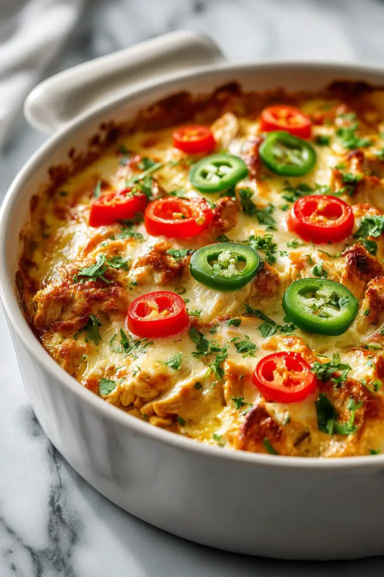 Creamy Chicken Fajita Casserole Recipe