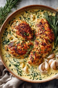Creamy Garlic Chicken Delights