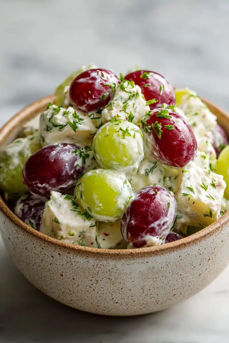 Creamy Grape Salad Recipe