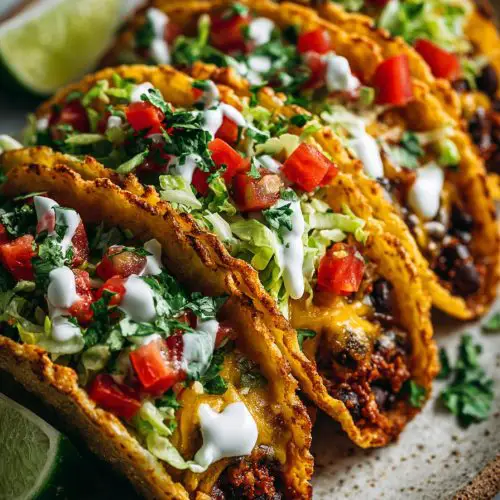 Crispy Black Bean Tacos Made Easy