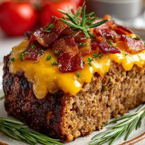 Easy Bacon Cheeseburger Meatloaf