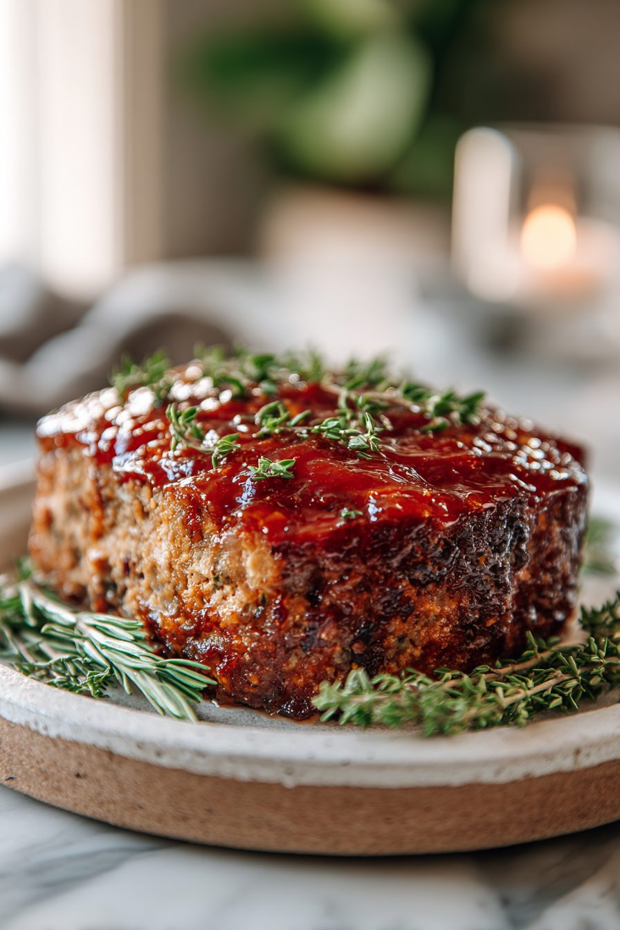 Easy Bacon Cheeseburger Meatloaf