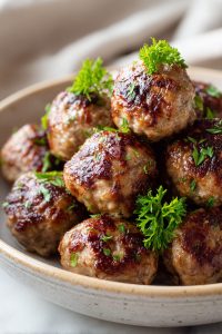 Easy Baked Meatballs