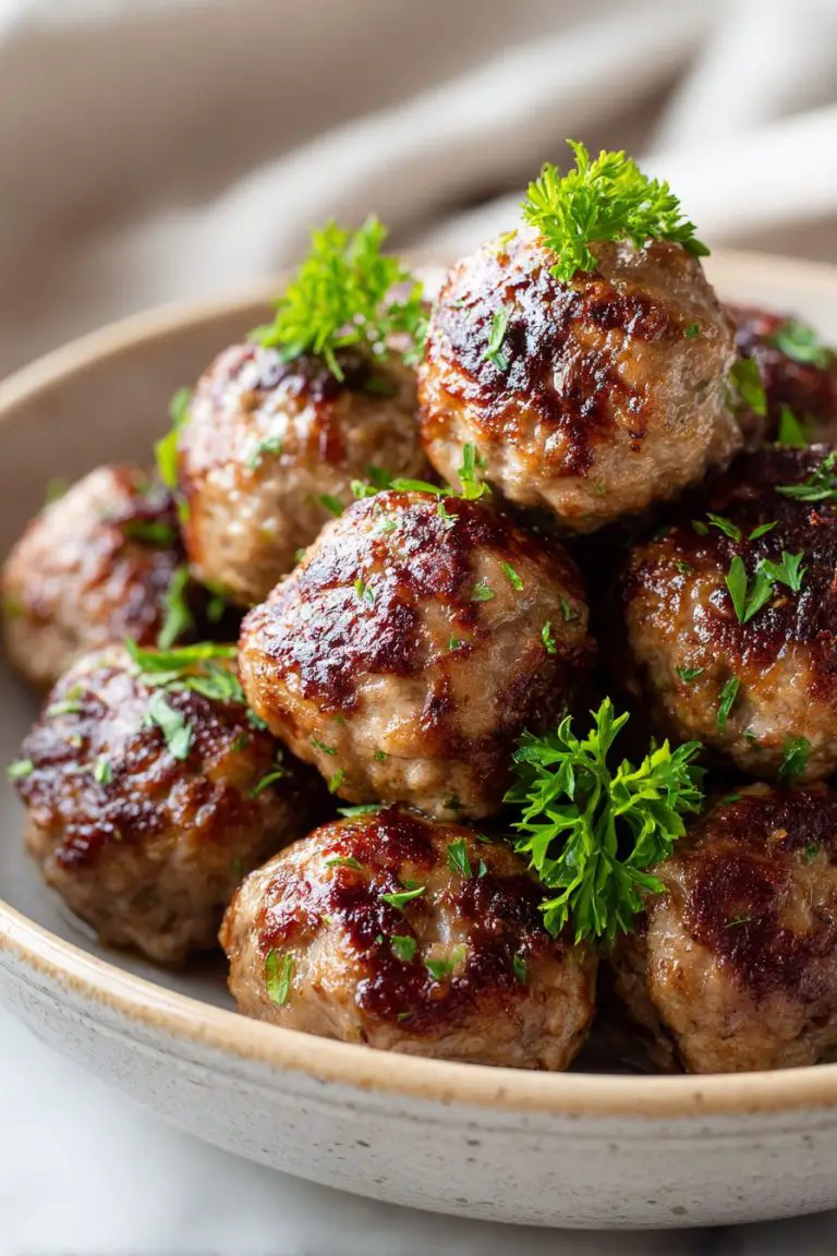 Easy Baked Meatballs