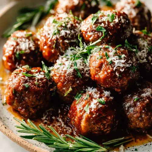 Easy Baked Meatballs