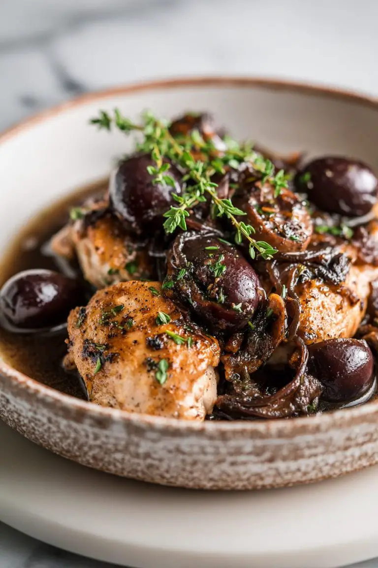 Easy Balsamic Chicken in the Slow Cooker