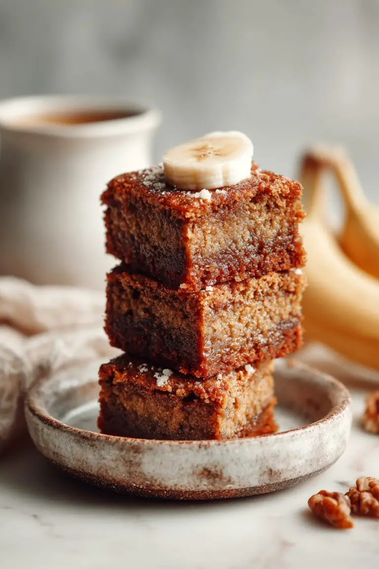 Easy Banana Bread Blondies