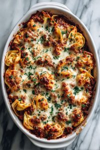 Easy Beef Tortellini Enchiladas