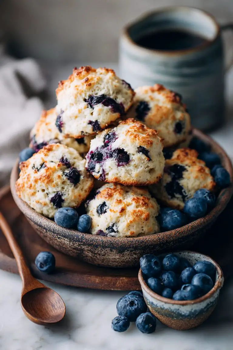 Easy Blueberry Biscuits