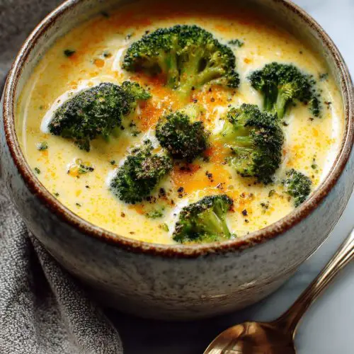 Easy Broccoli Cheese Potato Soup