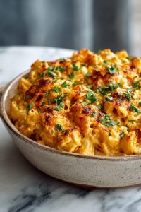 Easy Buffalo Chicken Mac and Cheese
