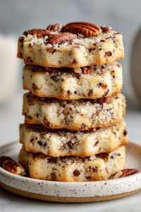 Easy Butter Pecan Shortbread Cookies