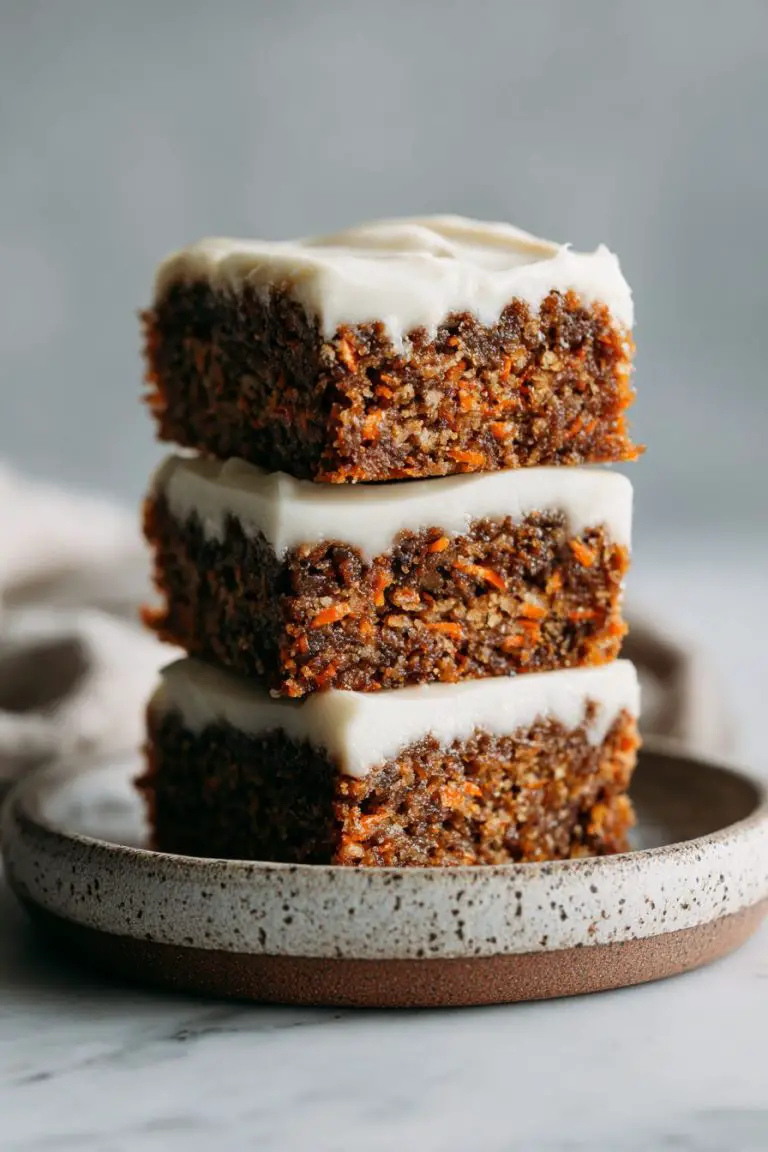 Easy Carrot Cake Bars