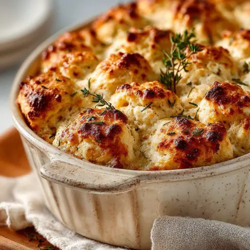 Easy Chicken Biscuit Bake