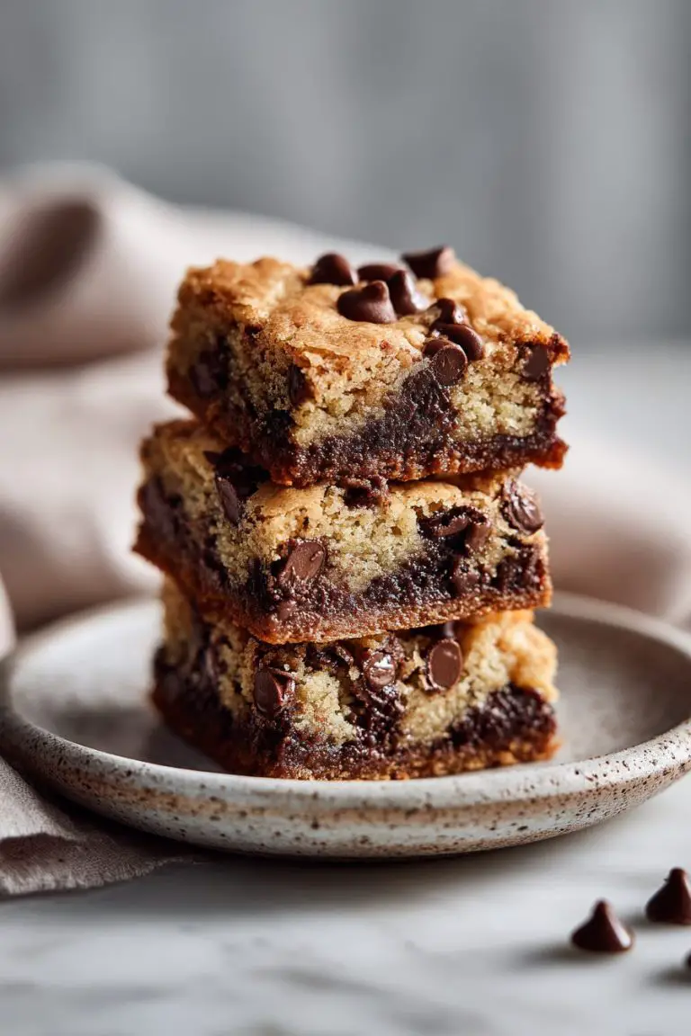 Easy Chocolate Chip Squares