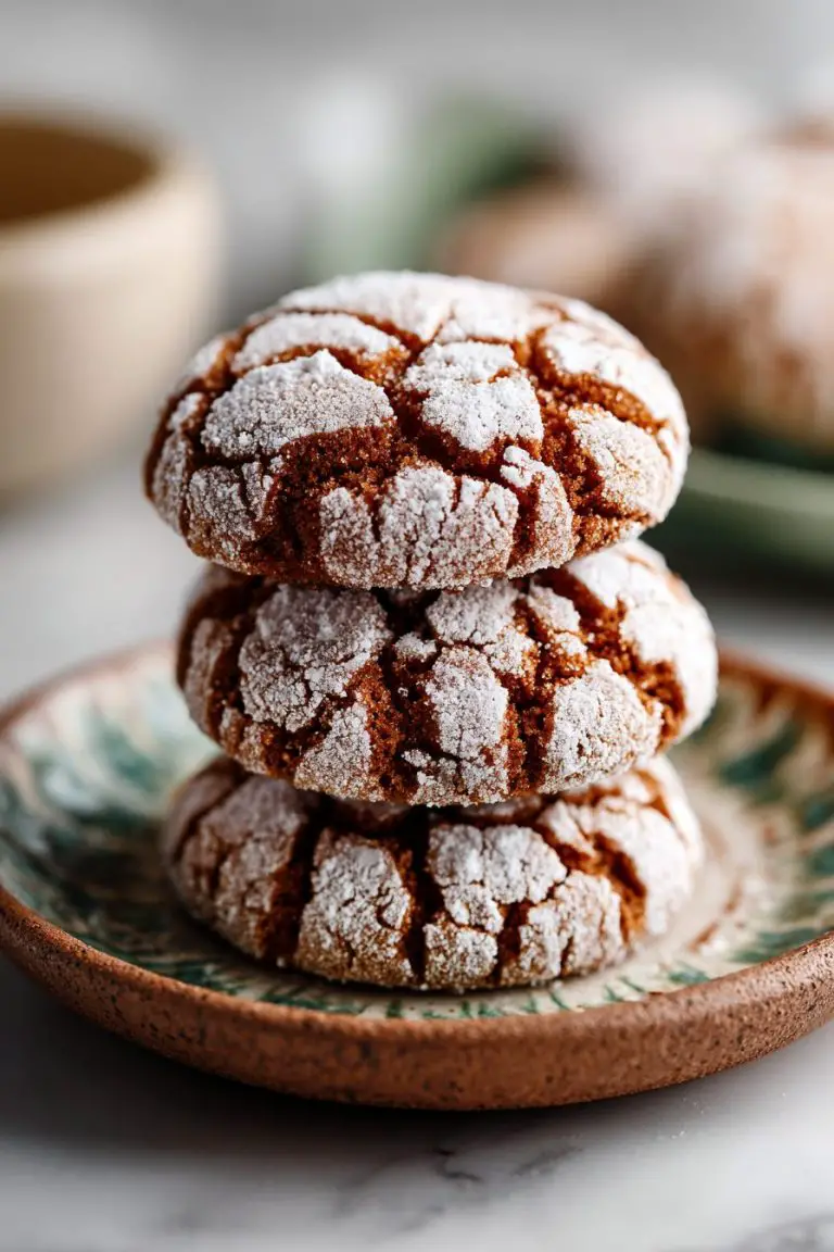Easy Cinnamon Crinkle Cookies