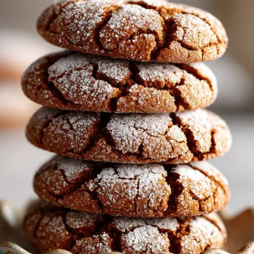 Easy Cinnamon Crinkle Cookies