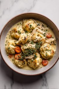 Easy Crockpot Chicken and Dumplings
