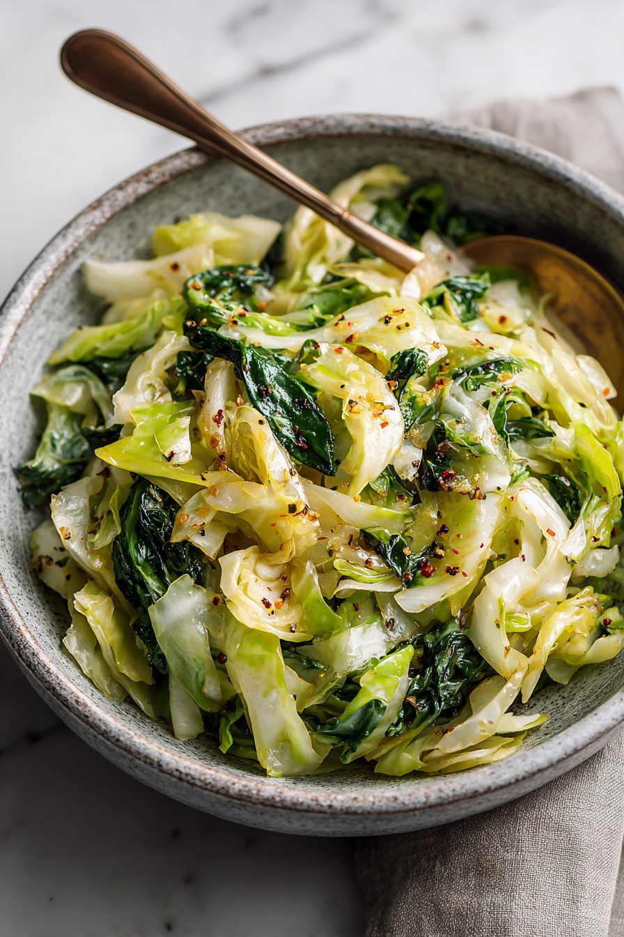 Easy Fried Cabbage Recipe