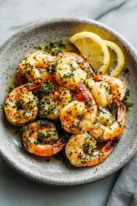 Easy Garlic Butter Prawns