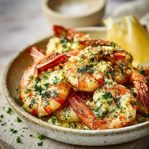 Easy Garlic Butter Prawns