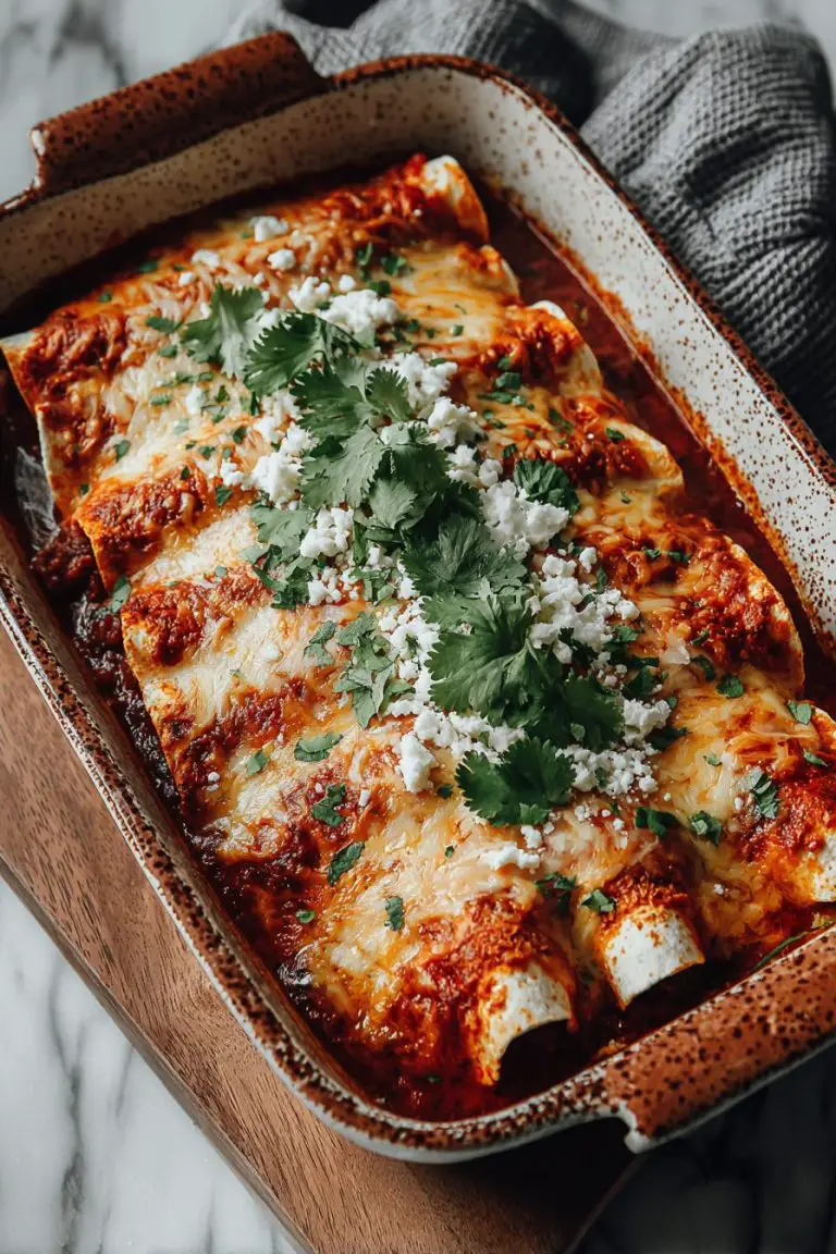 Easy Ground Beef Enchiladas