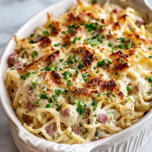 Easy Ham Tetrazzini Recipe