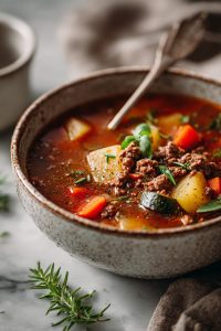 Easy Hamburger Stew Recipe