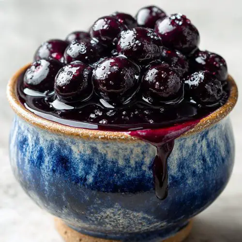 Easy Homemade Blueberry Sauce