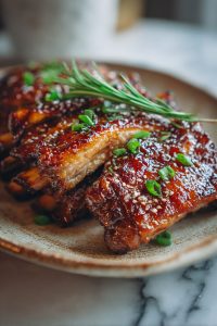 Easy Honey Garlic Ribs Recipe