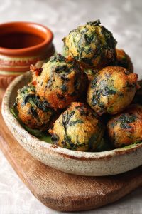 Easy Keerai Spinach Bonda Recipe