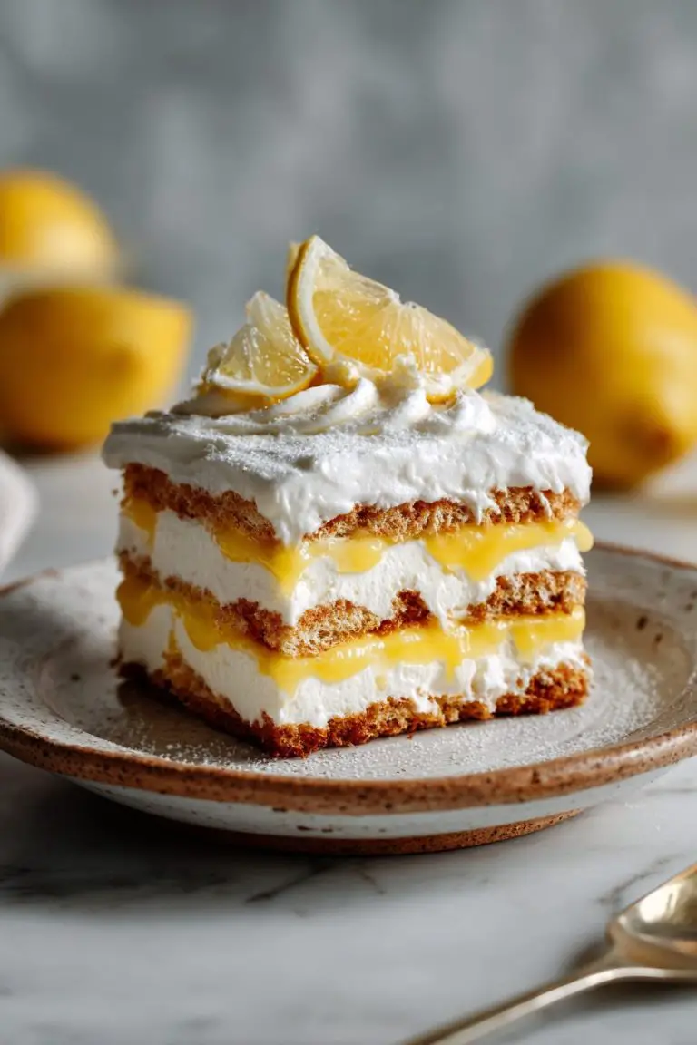 Easy Lemon Icebox Cake Recipe