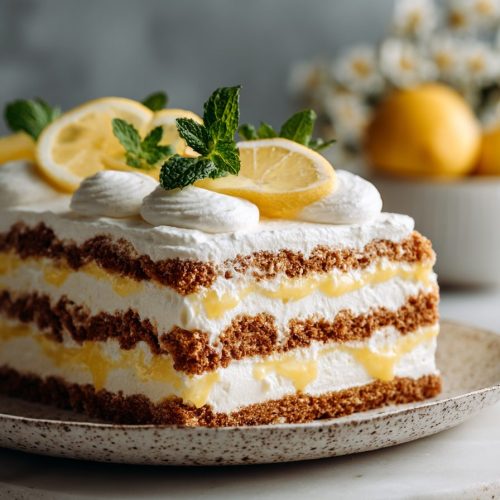 Easy Lemon Icebox Cake Recipe