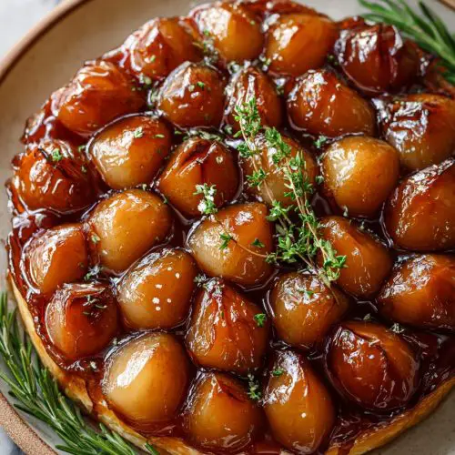 Easy Maple Pear Tarte Tatin