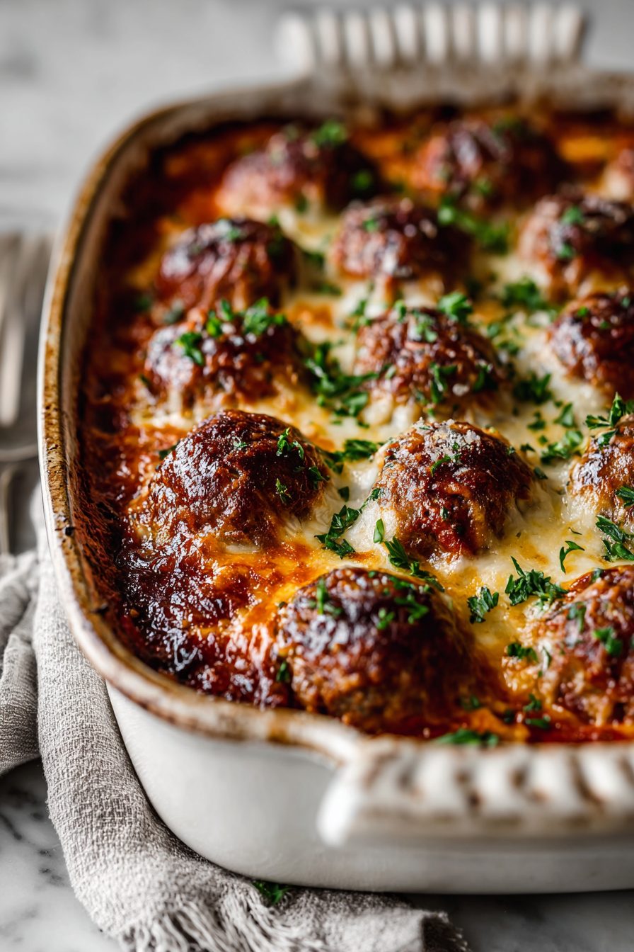 Easy Meatball Casserole Recipe