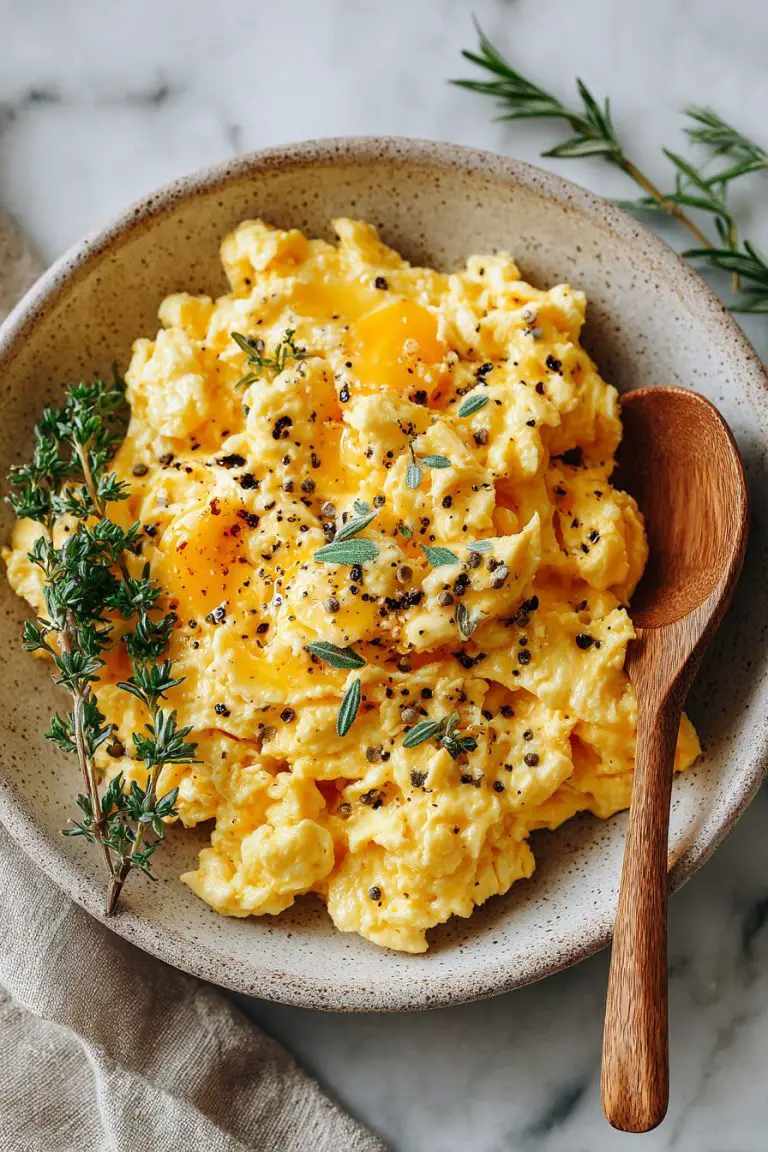 Easy Microwave Scrambled Eggs
