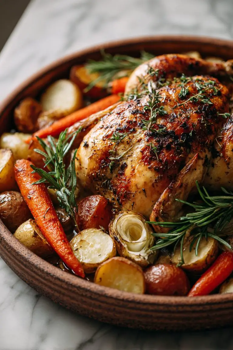 Easy One-Pan Roasted Chicken and Veggies