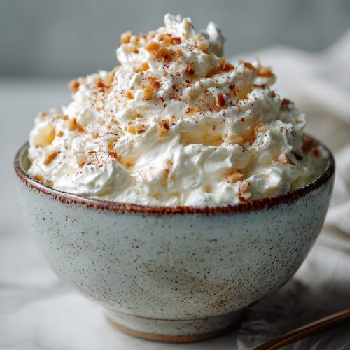 Easy Peach Fluff Salad Recipe