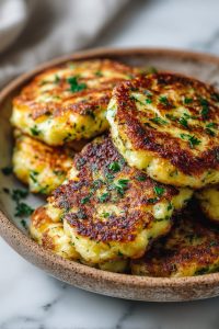 Easy Potato Parsley Cakes