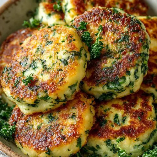 Easy Potato Parsley Cakes