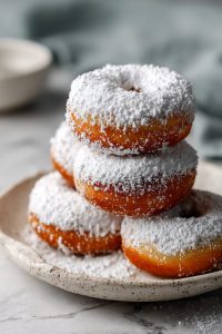 Easy Powdered Sugar Donuts