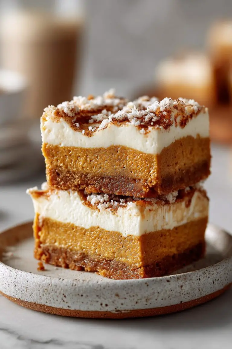 Easy Pumpkin Cheesecake Bars