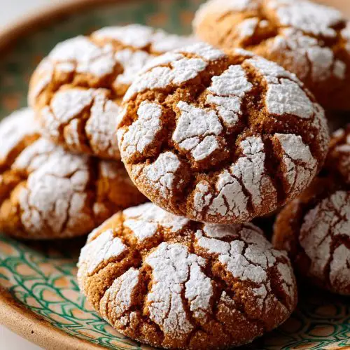 Easy Pumpkin Crinkle Cookies