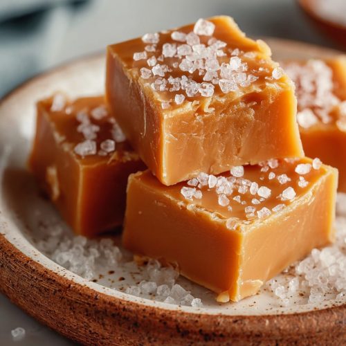 Easy Salted Caramel Fudge