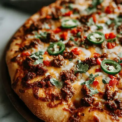 Easy Sheet Pan Taco Pizza