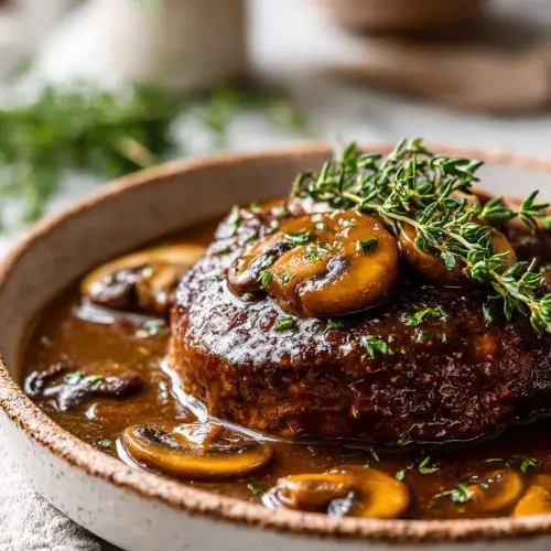 Easy Slow Cooker Salisbury Steak Recipe